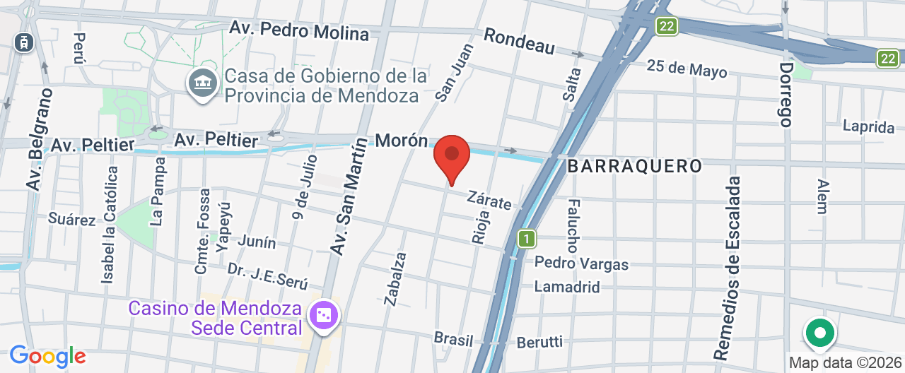 Mapa de la ubicación