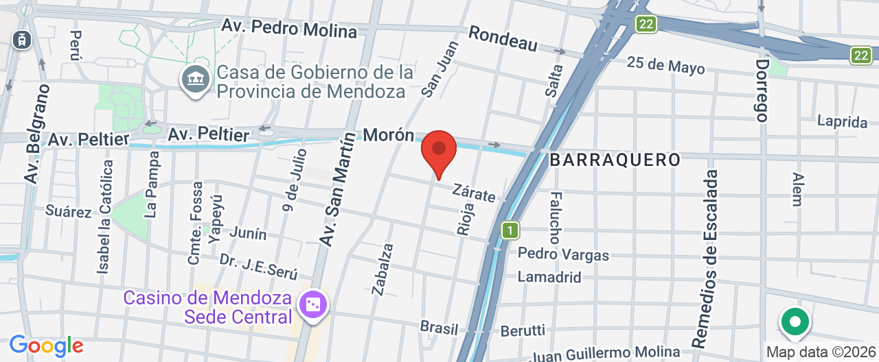 Mapa de la ubicación