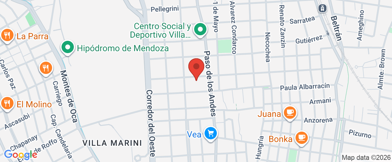 Mapa de la ubicación