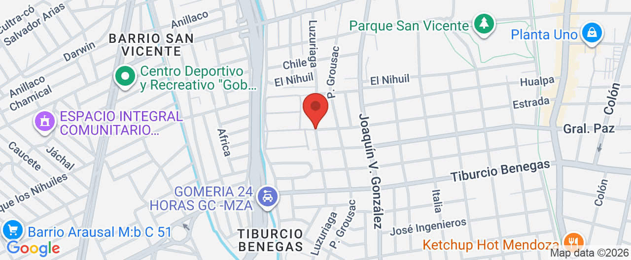 Mapa de la ubicación