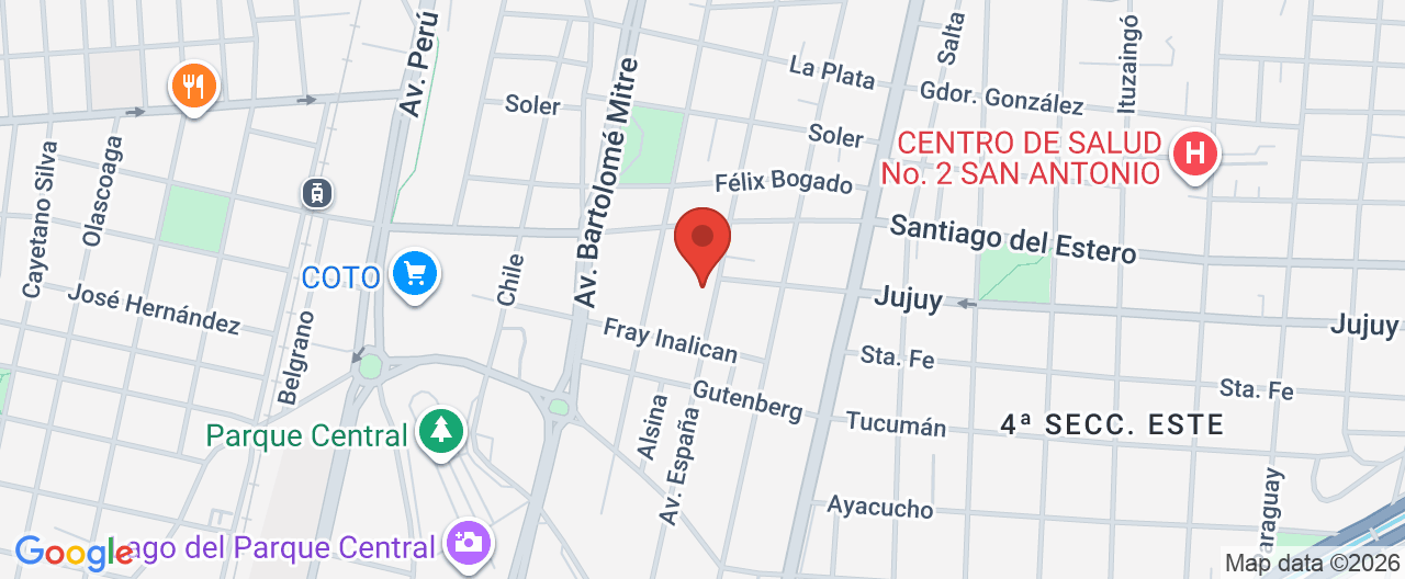 Mapa de la ubicación