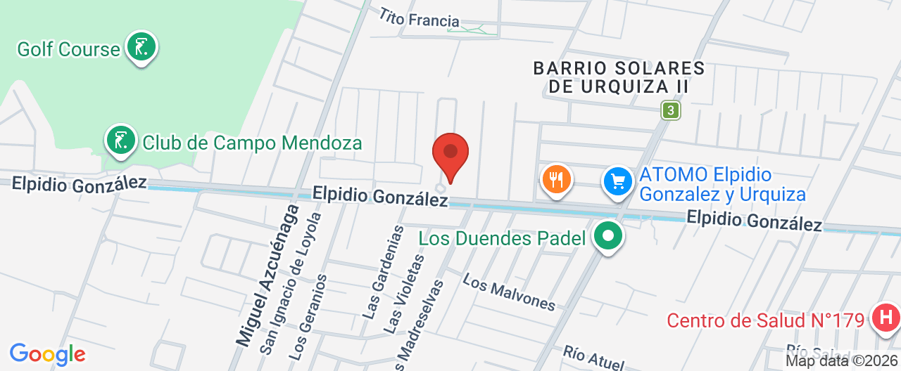 Mapa de la ubicación