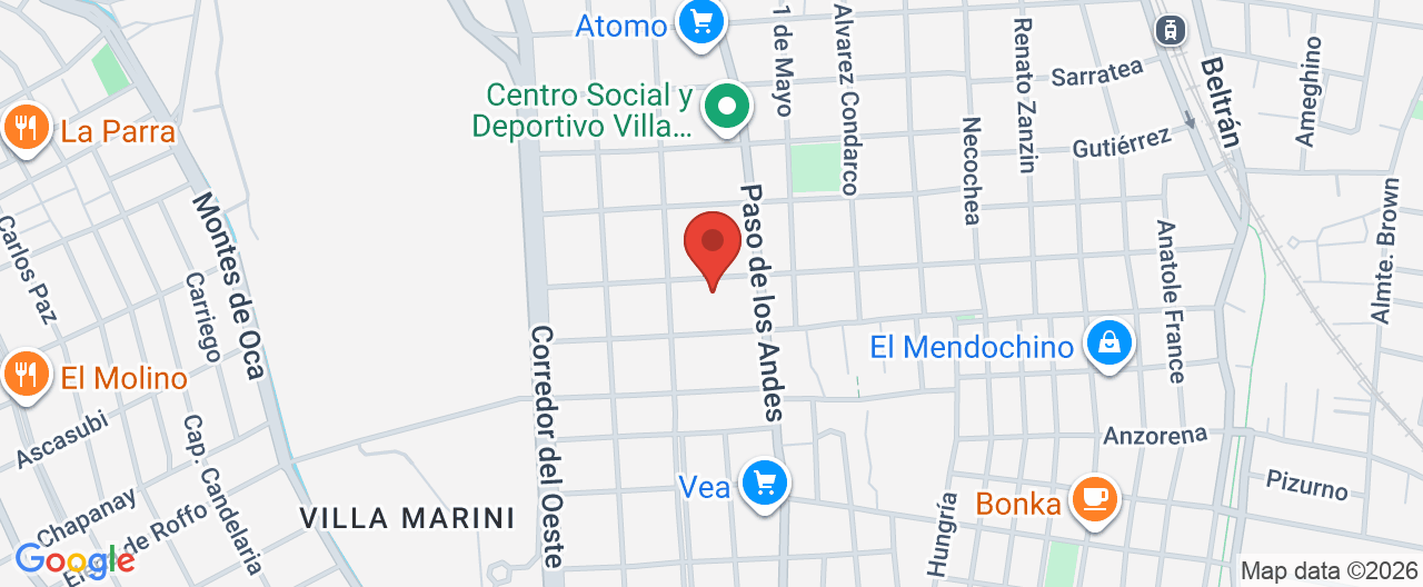 Mapa de la ubicación