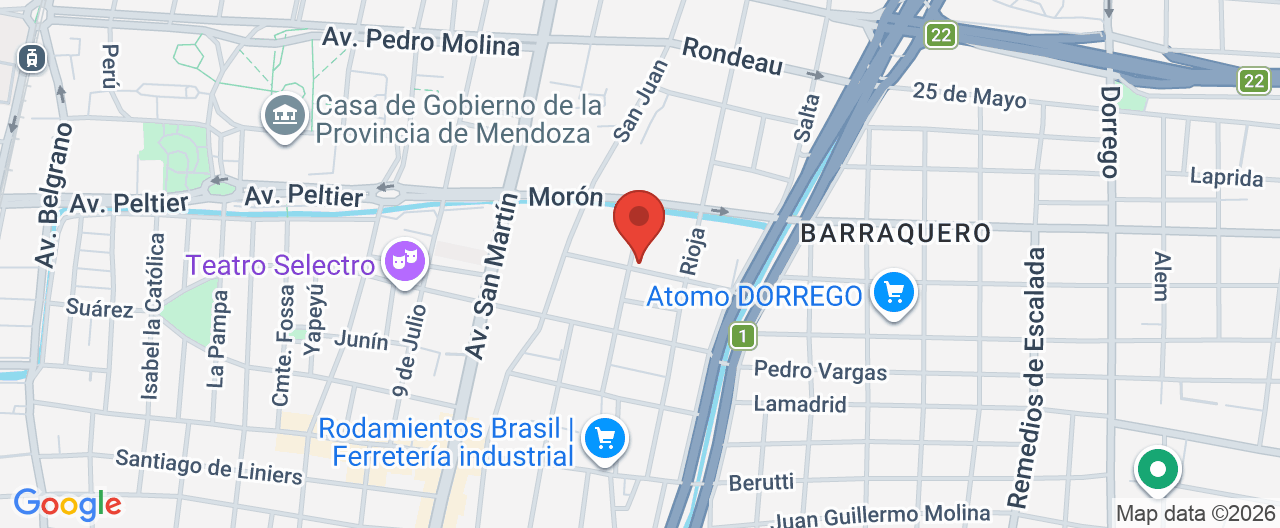 Mapa de la ubicación