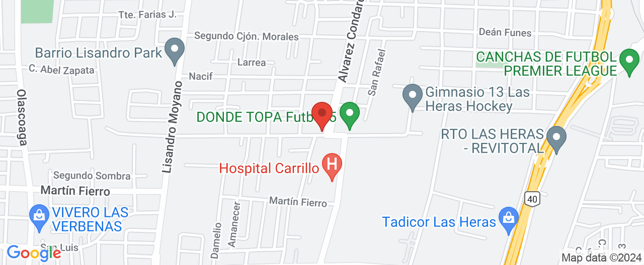 Mapa de la ubicación