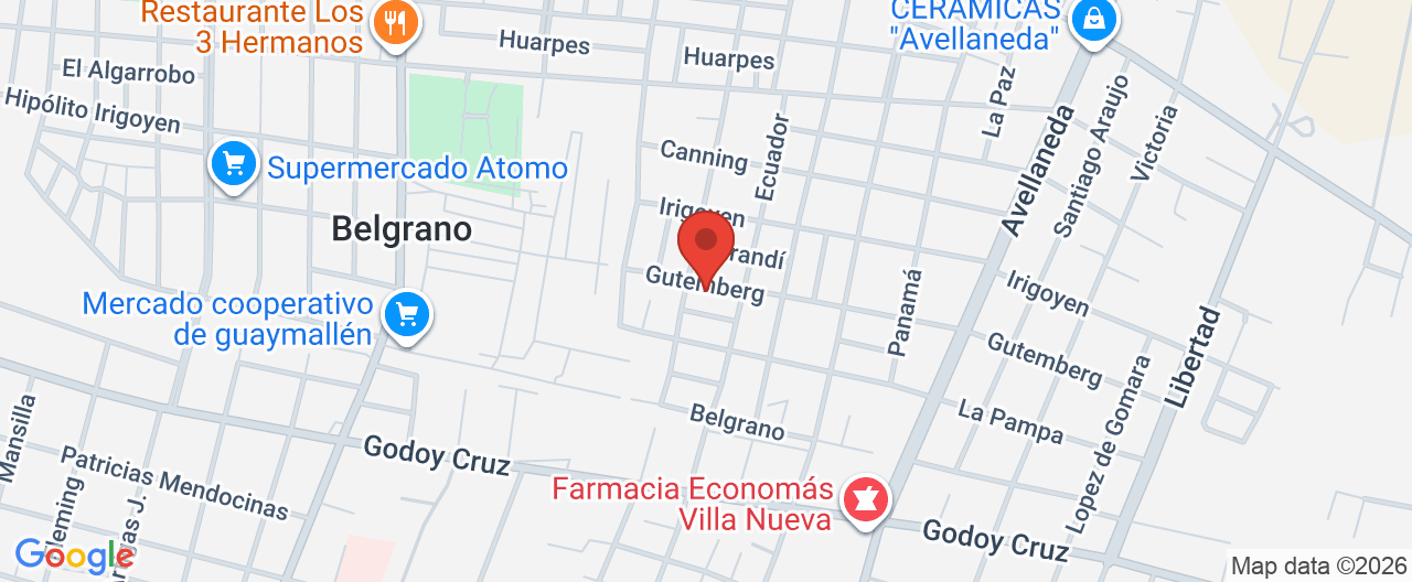 Mapa de la ubicación