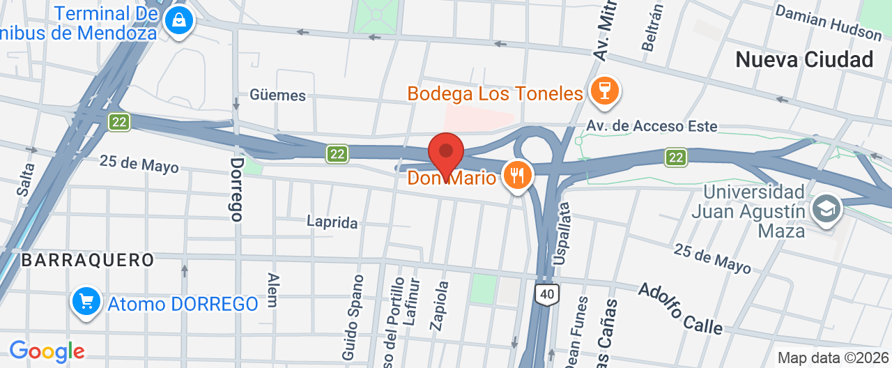 Mapa de la ubicación