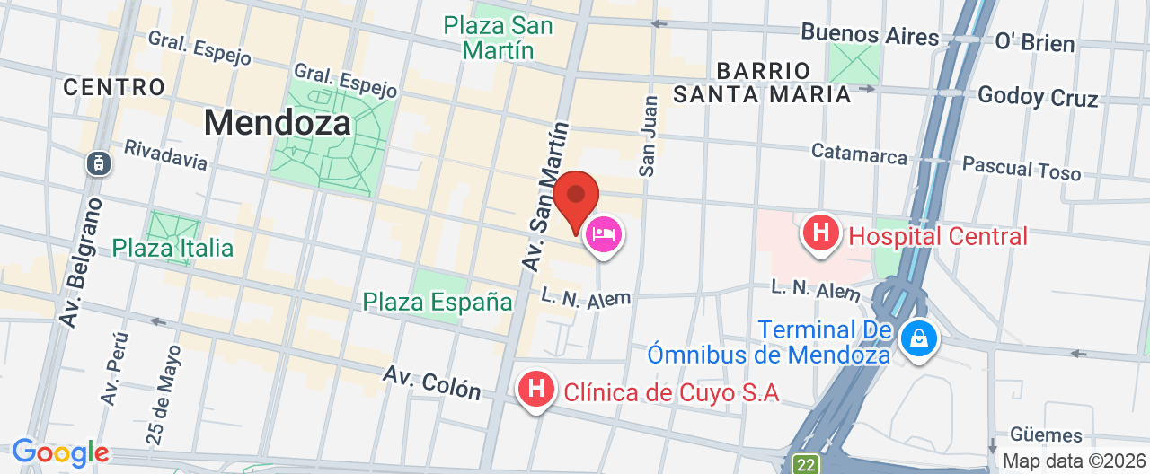 Mapa de la ubicación