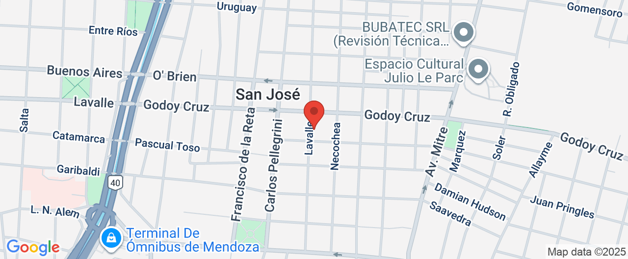 Mapa de la ubicación