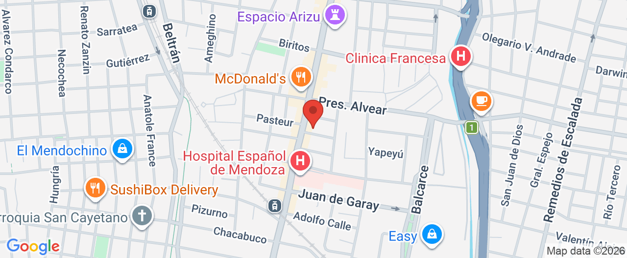 Mapa de la ubicación