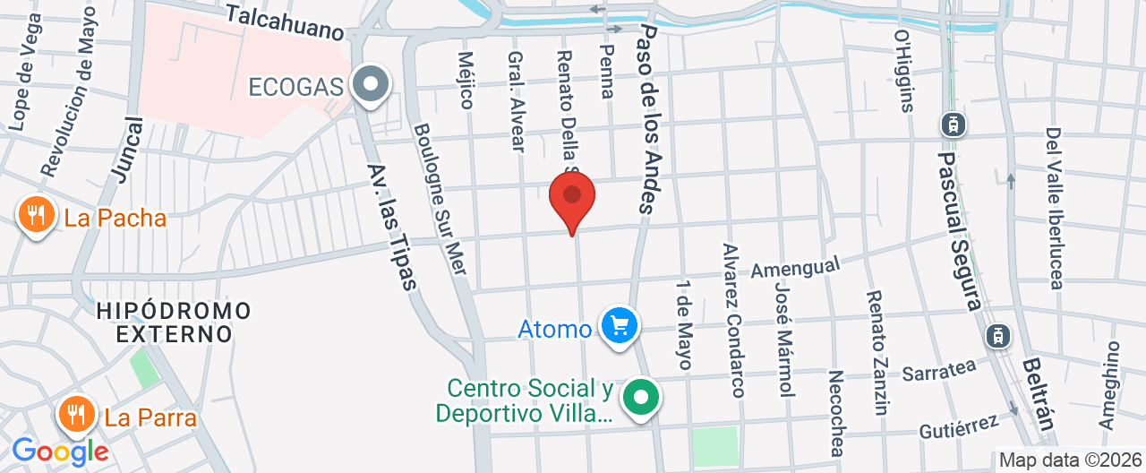 Mapa de la ubicación