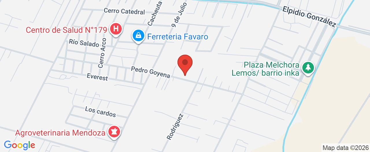 Mapa de la ubicación