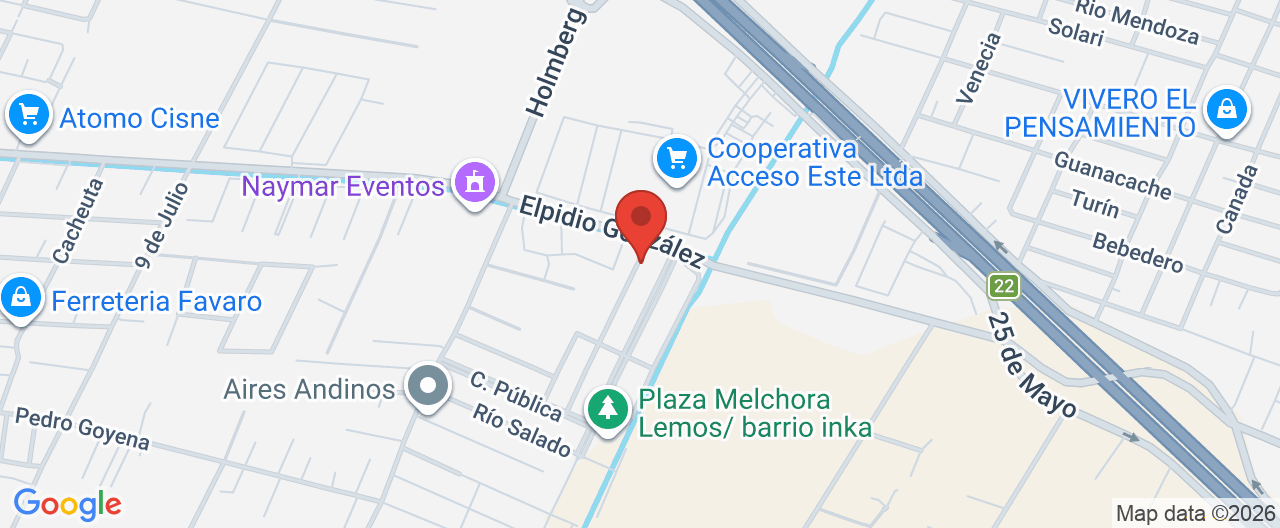 Mapa de la ubicación