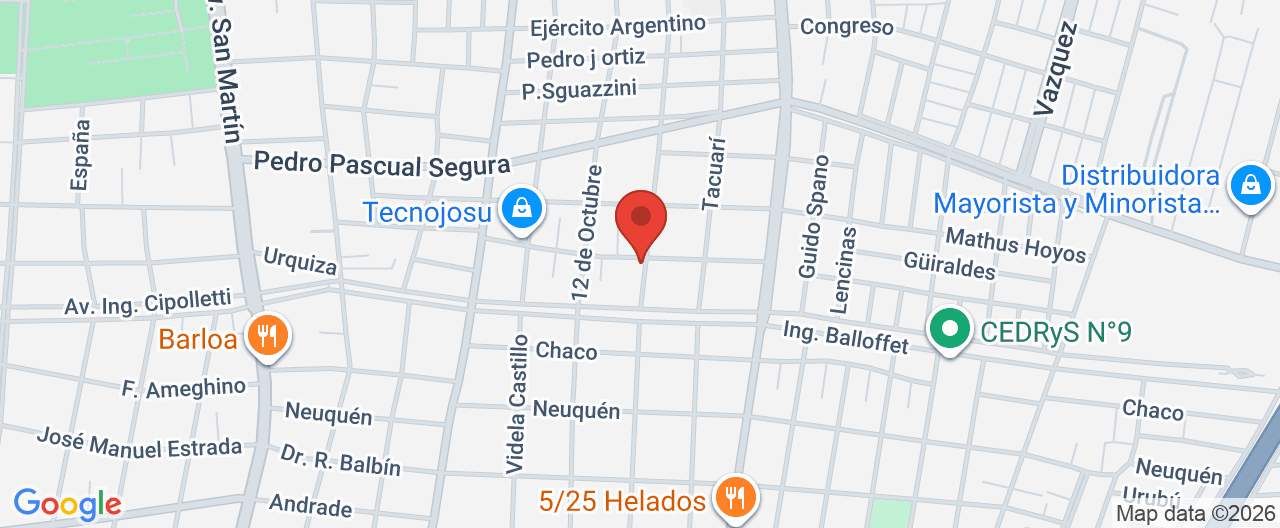 Mapa de la ubicación