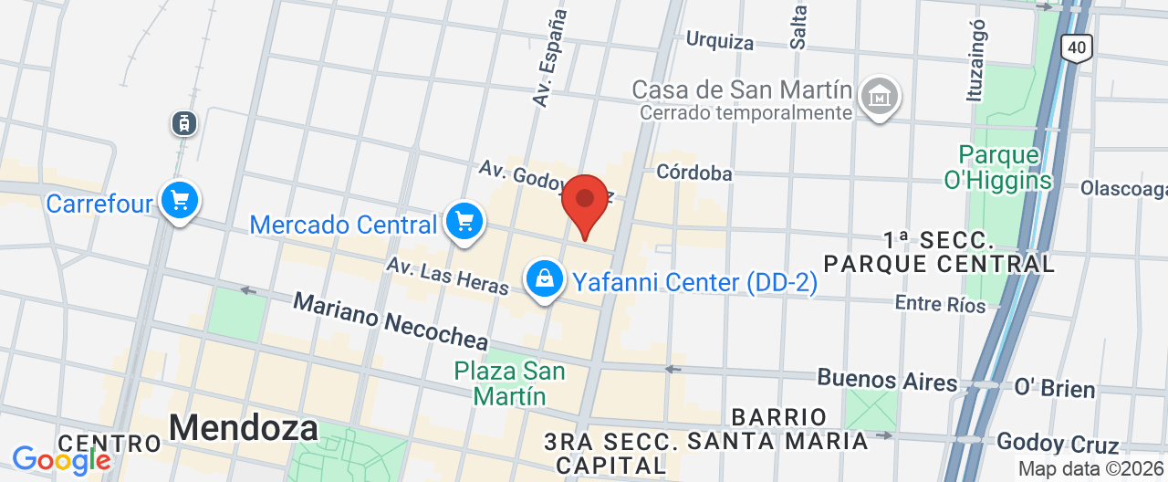 Mapa de la ubicación