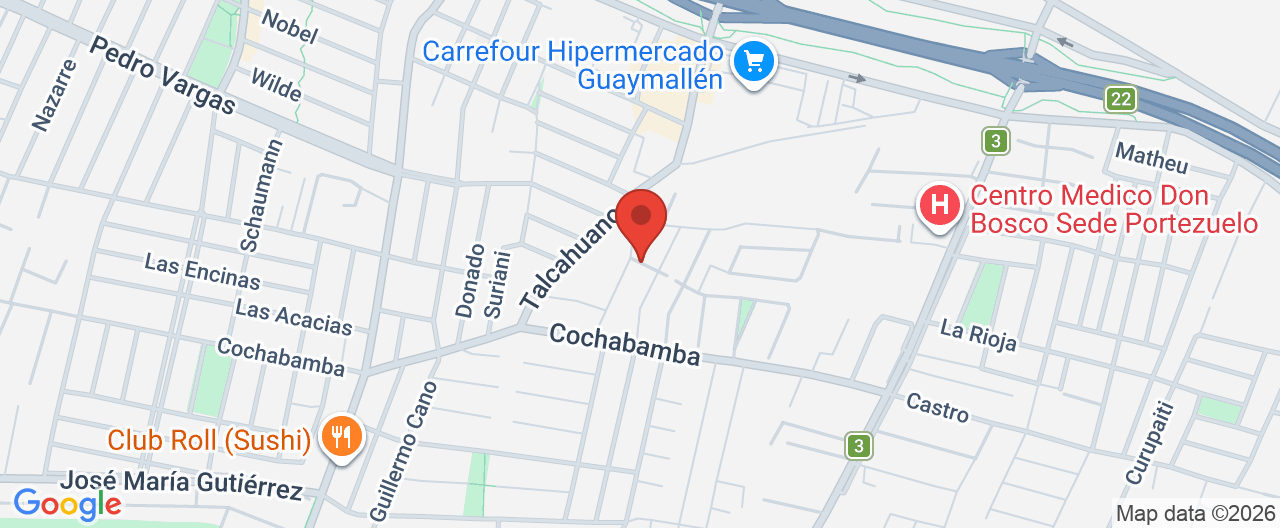 Mapa de la ubicación