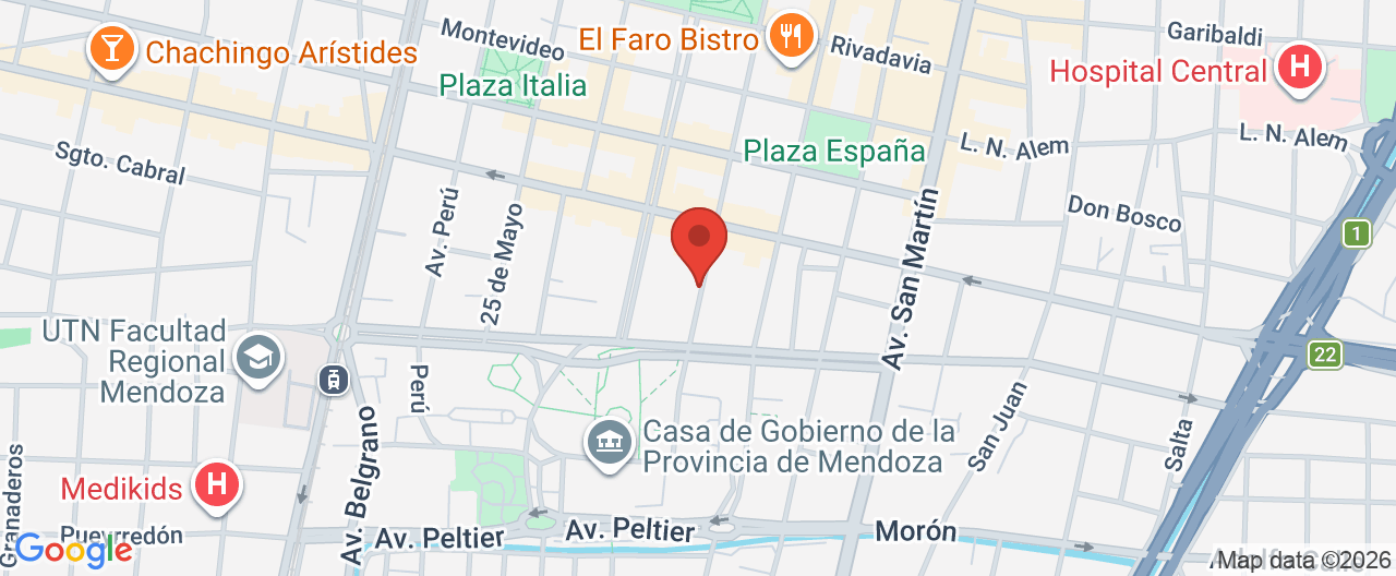 Mapa de la ubicación