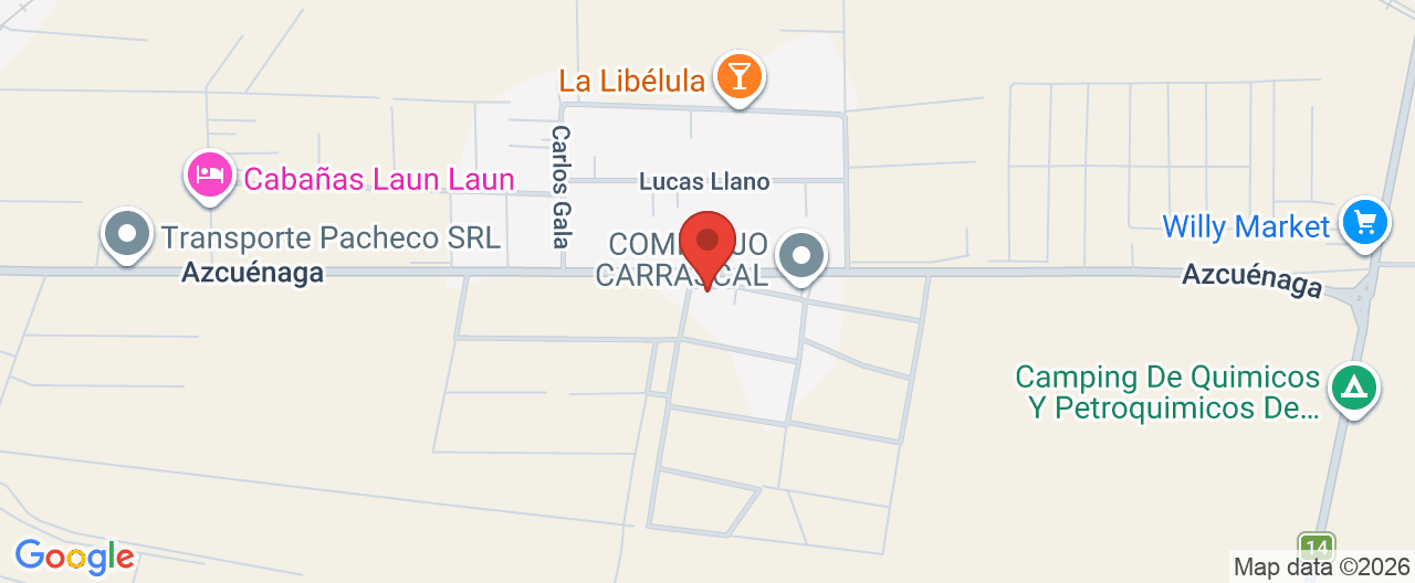 Mapa de la ubicación