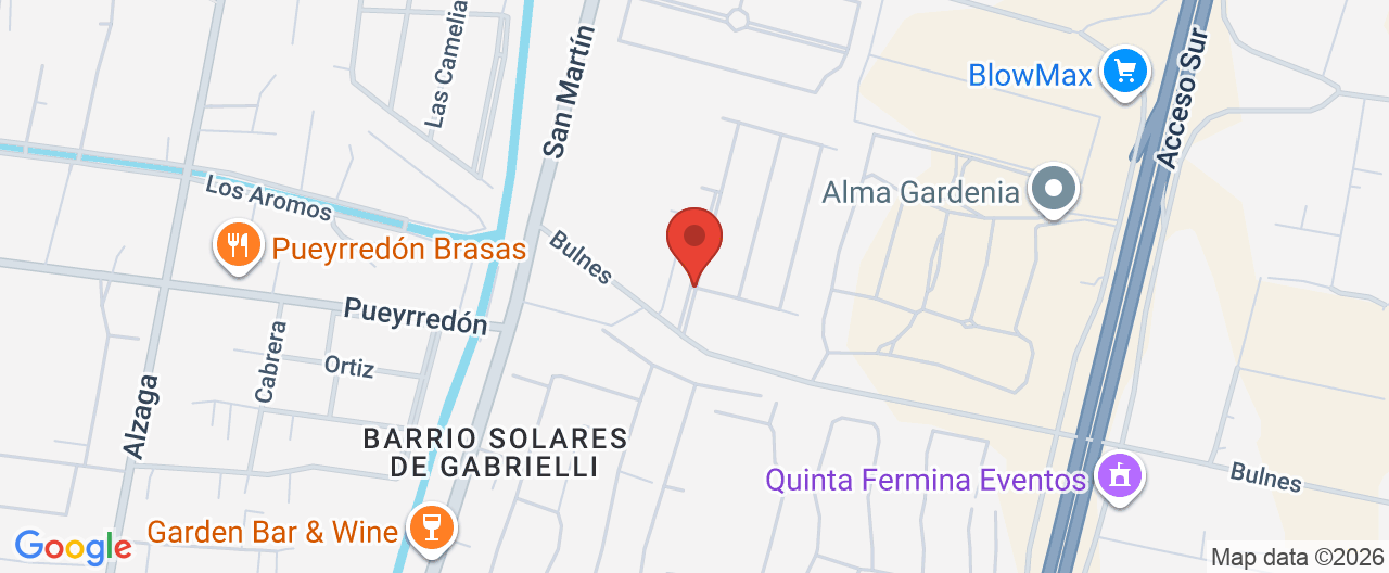 Mapa de la ubicación
