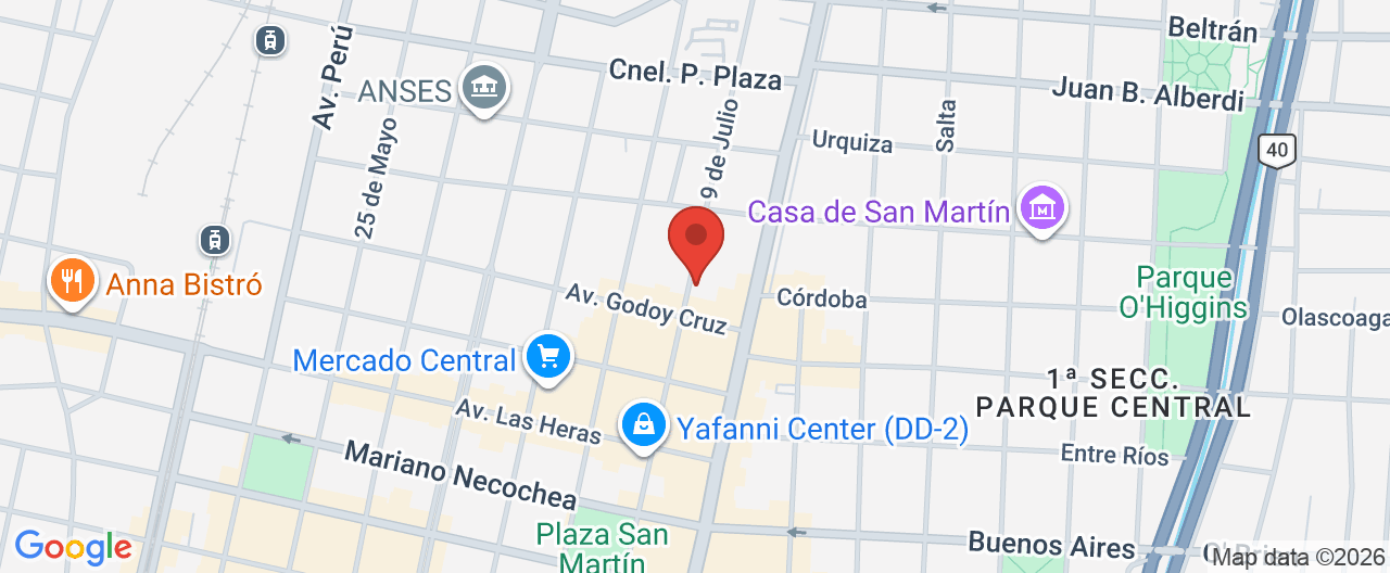 Mapa de la ubicación