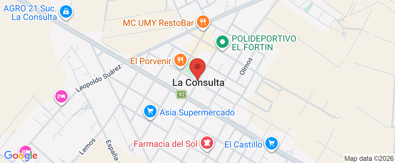 Mapa de la ubicación
