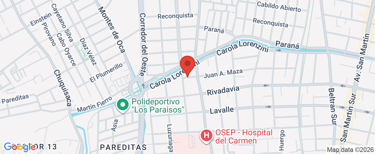 Mapa de la ubicación