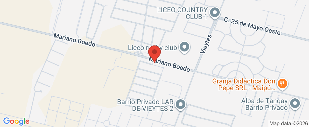 Mapa de la ubicación