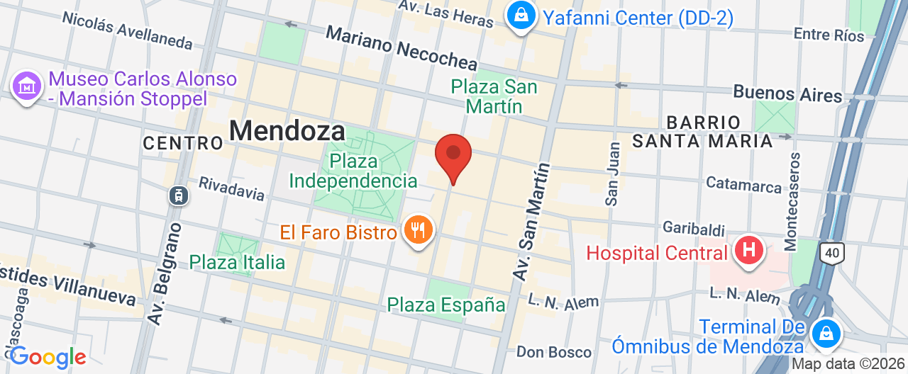 Mapa de la ubicación