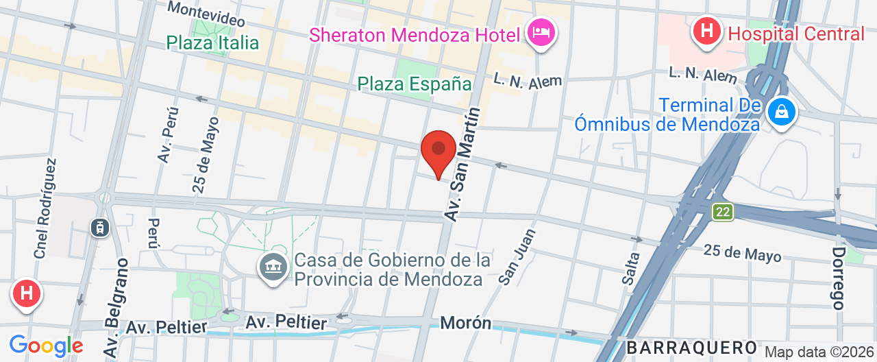 Mapa de la ubicación
