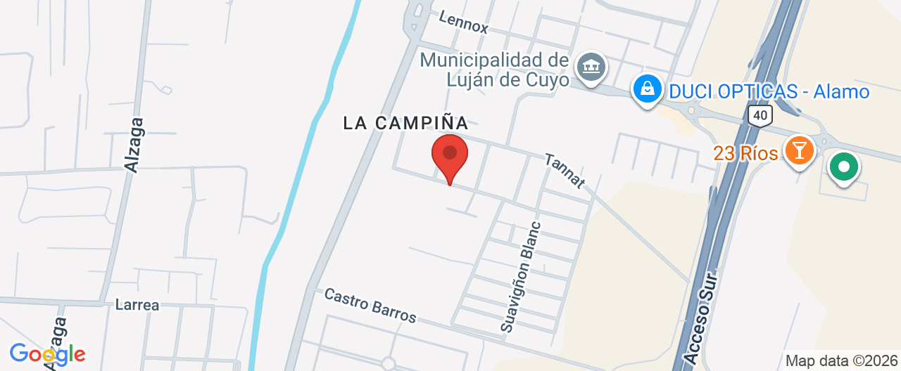 Mapa de la ubicación