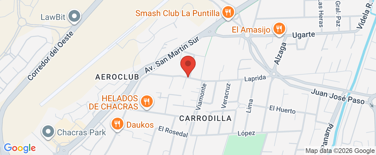 Mapa de la ubicación