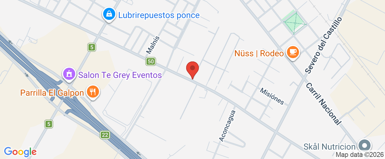 Mapa de la ubicación