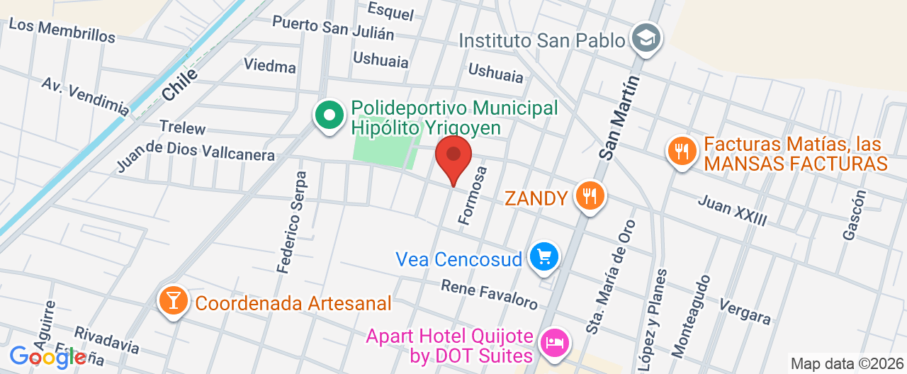 Mapa de la ubicación