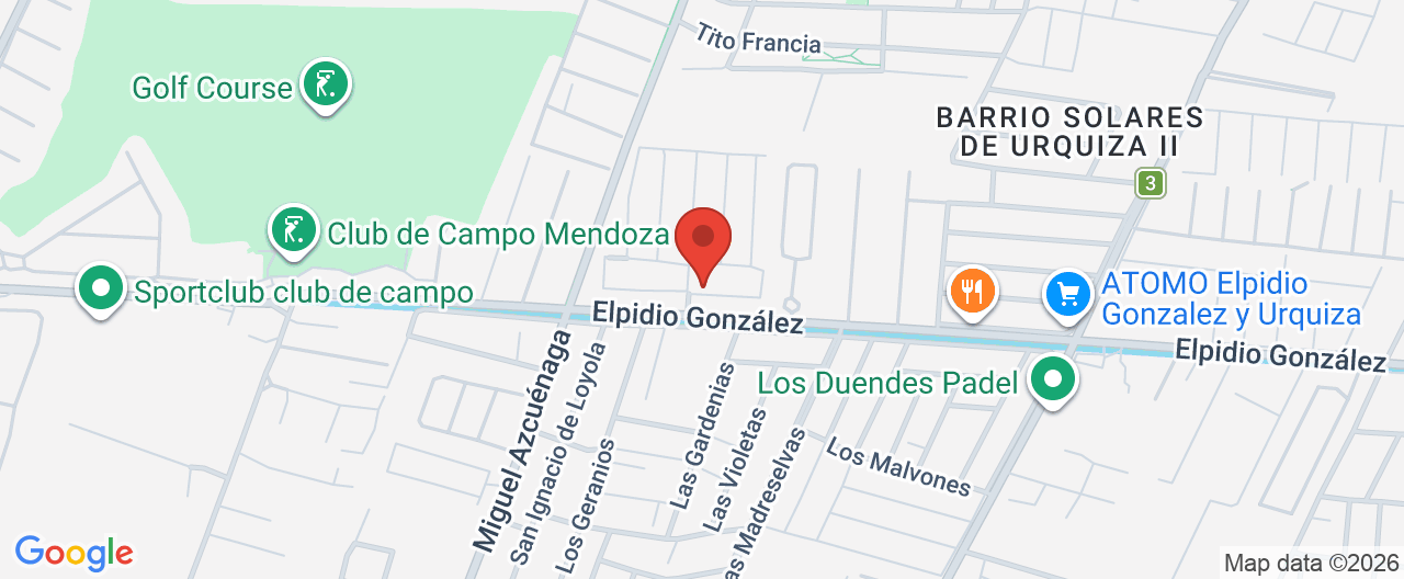 Mapa de la ubicación