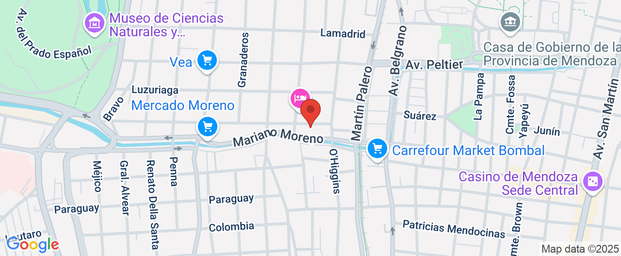 Mapa de la ubicación