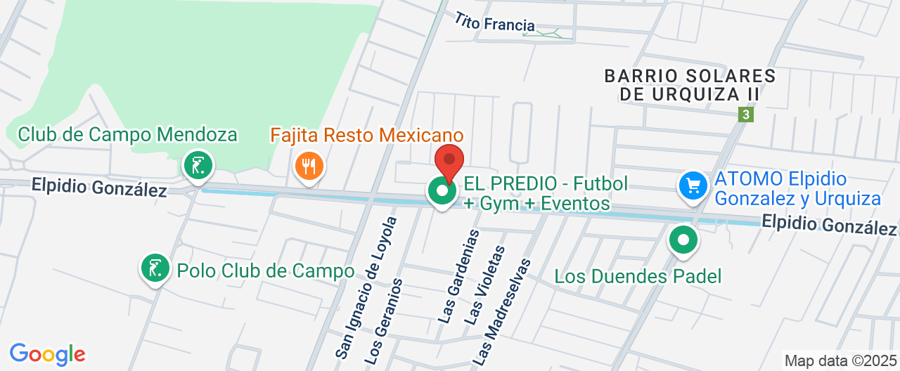 Mapa de la ubicación