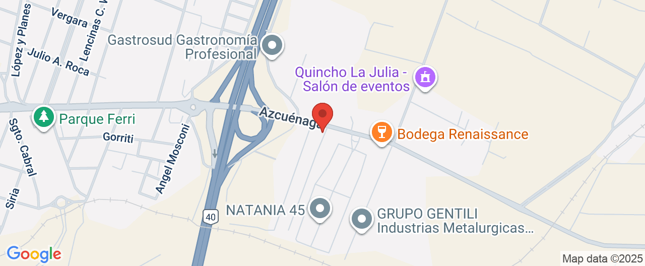 Mapa de la ubicación