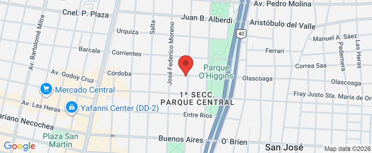 Mapa de la ubicación