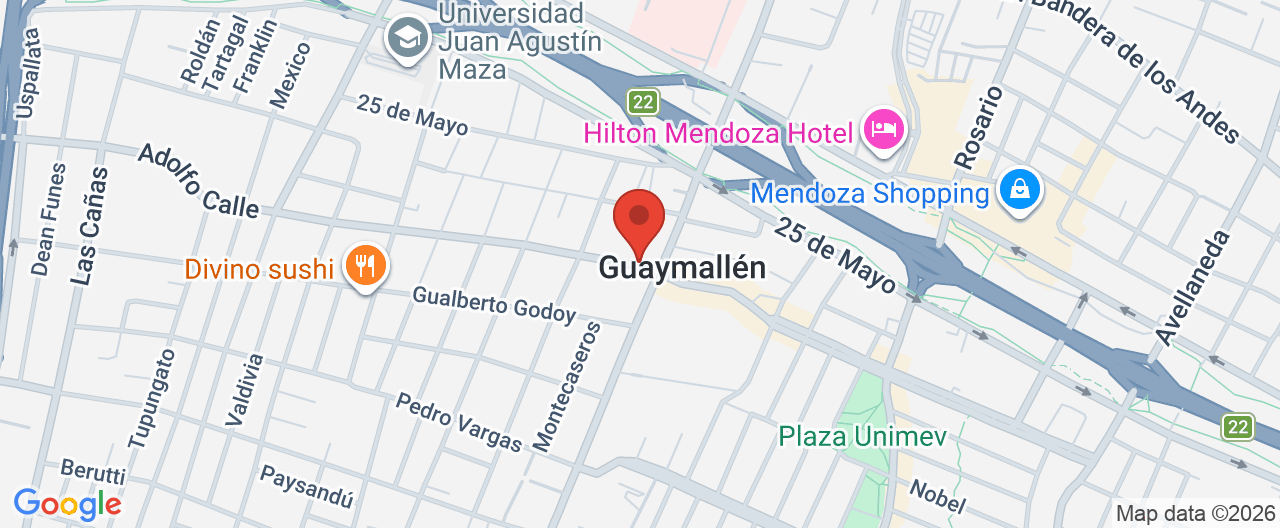 Mapa de la ubicación