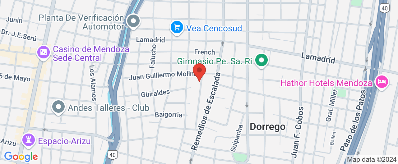 Mapa de la ubicación
