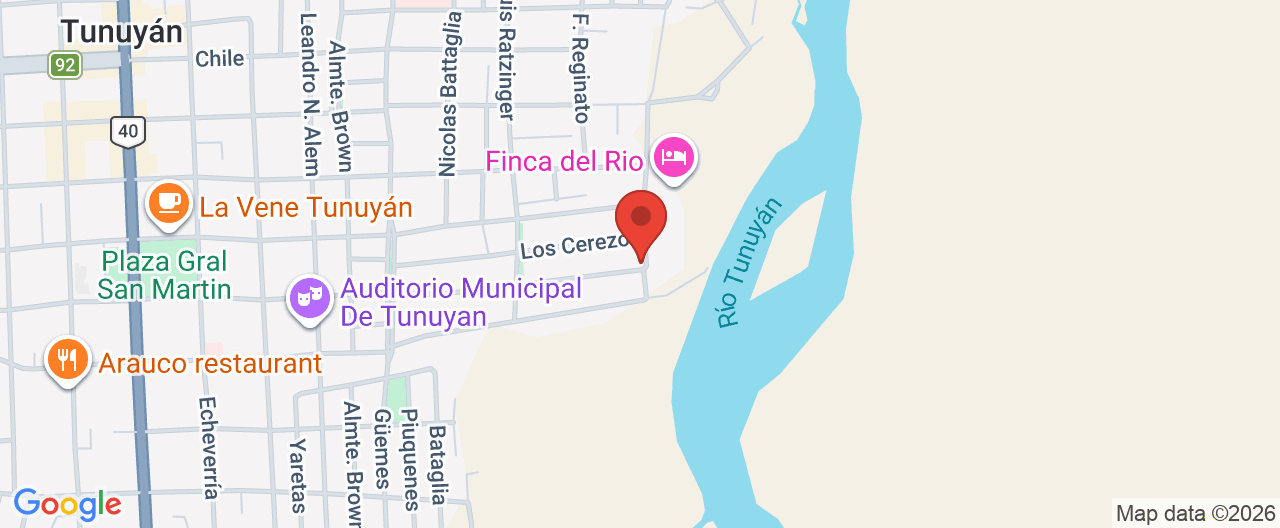 Mapa de la ubicación