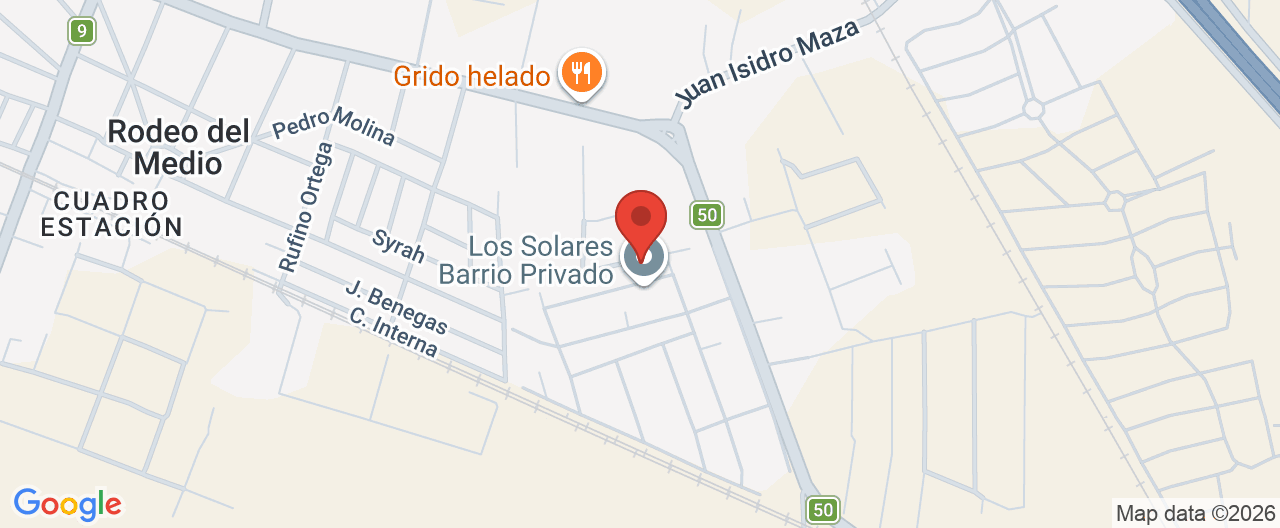 Mapa de la ubicación