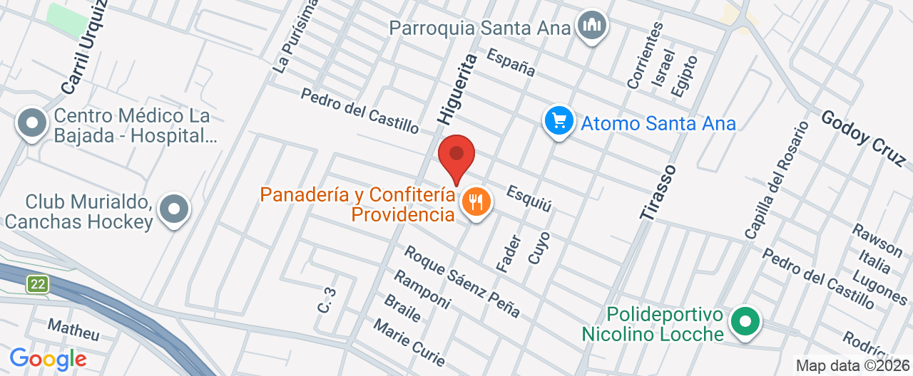 Mapa de la ubicación