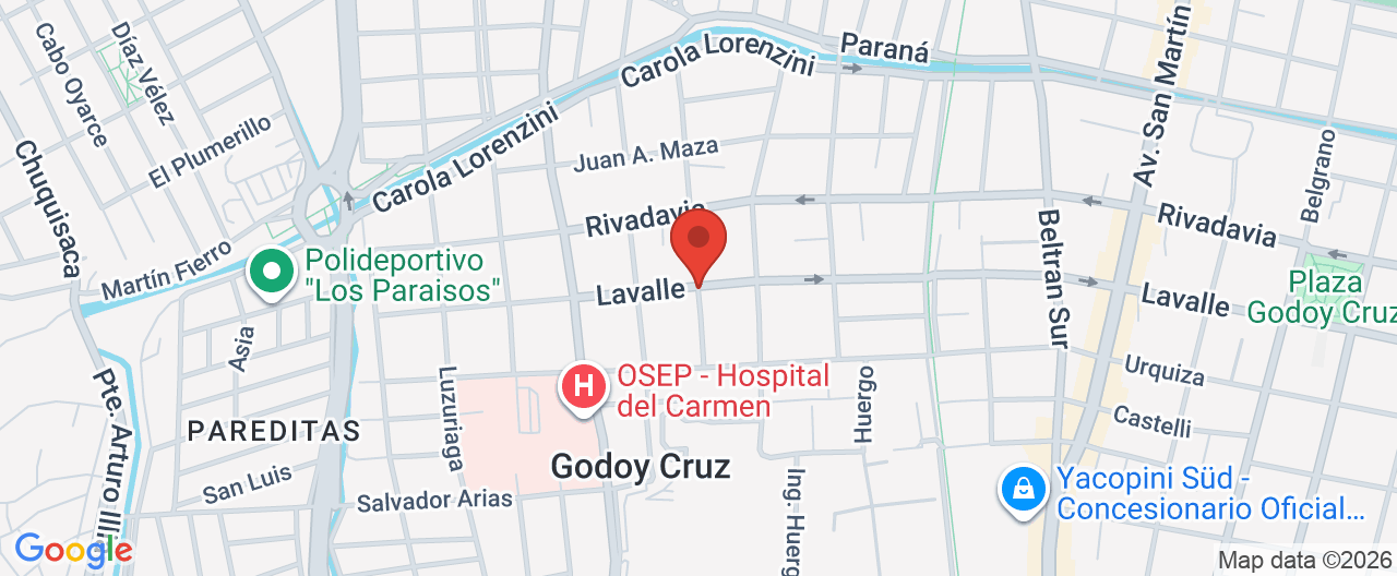 Mapa de la ubicación