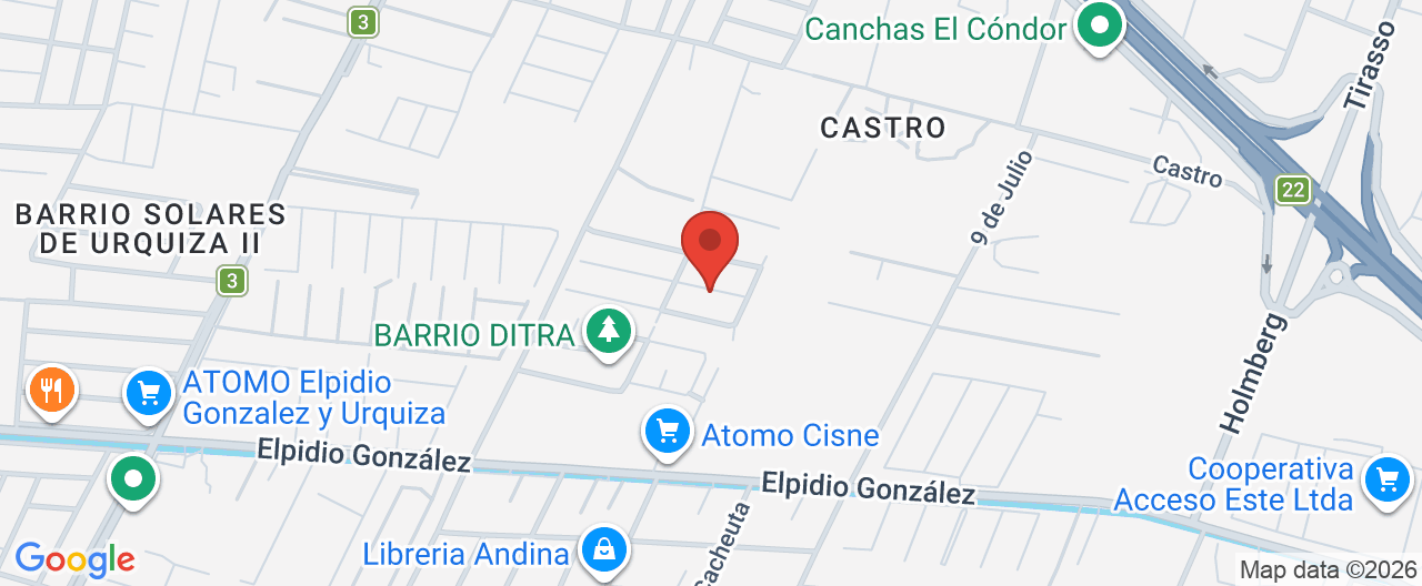 Mapa de la ubicación
