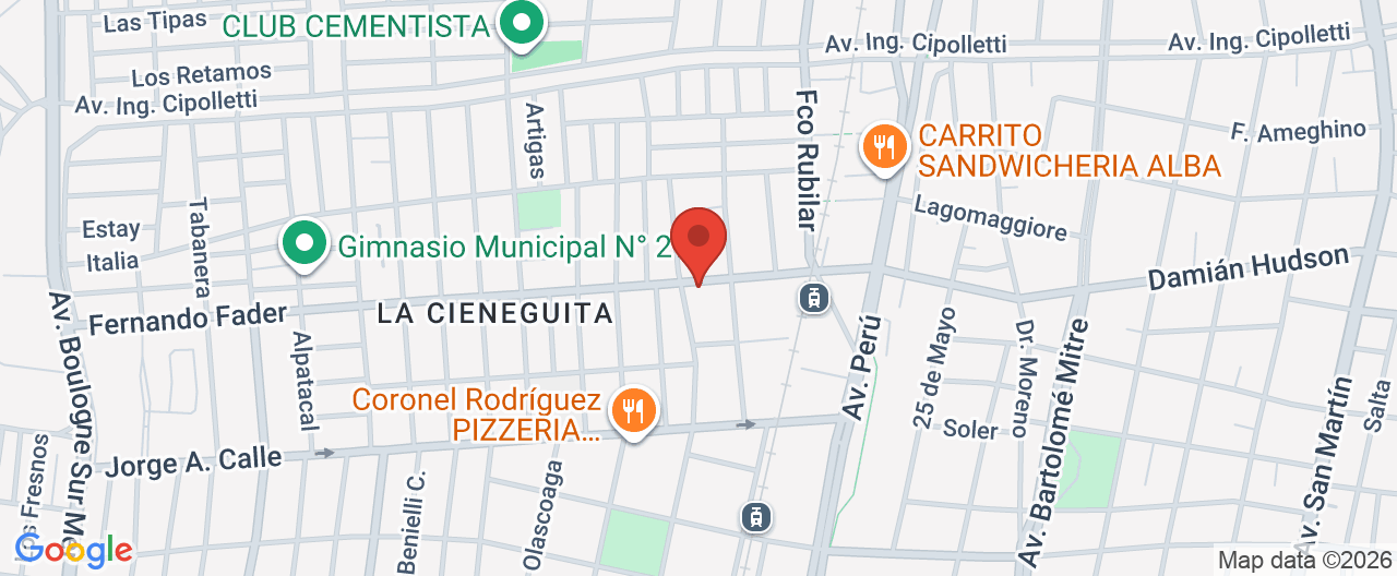 Mapa de la ubicación