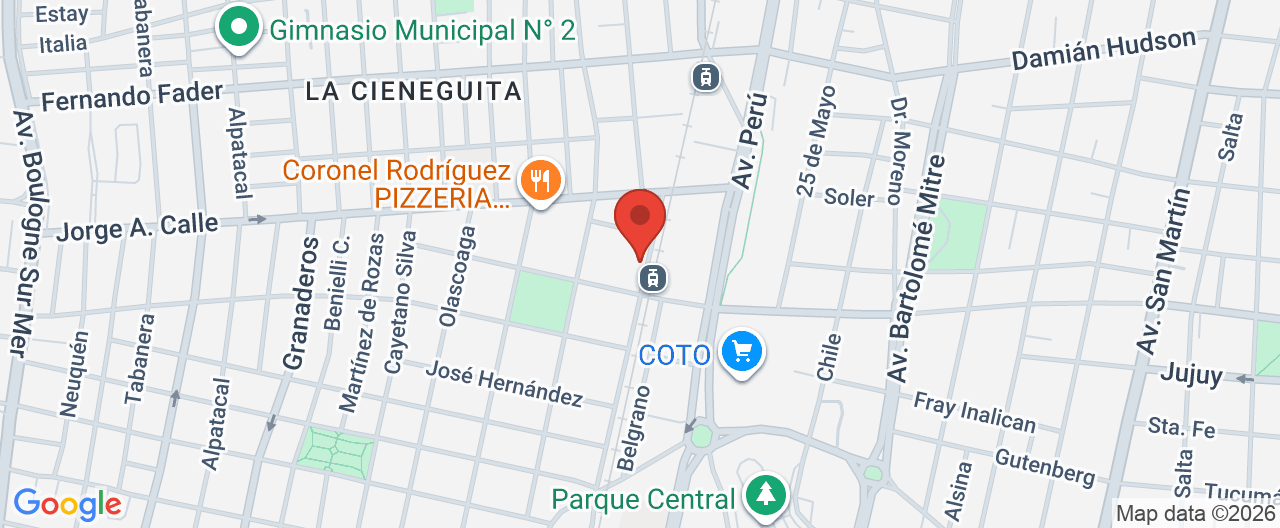 Mapa de la ubicación