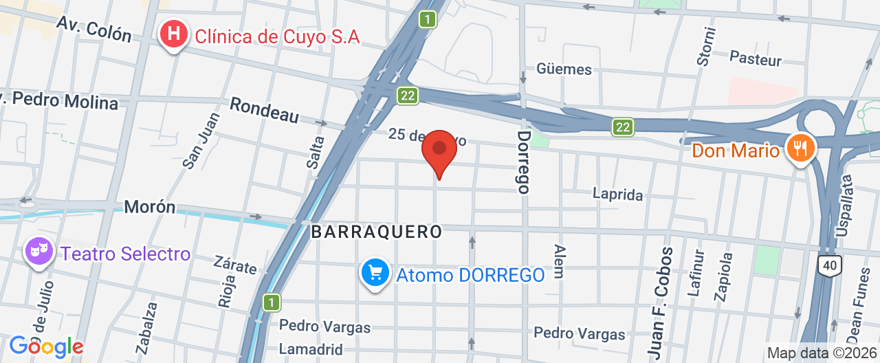 Mapa de la ubicación