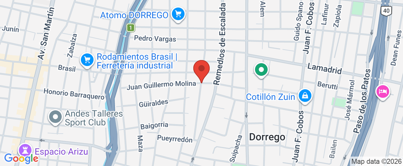 Mapa de la ubicación