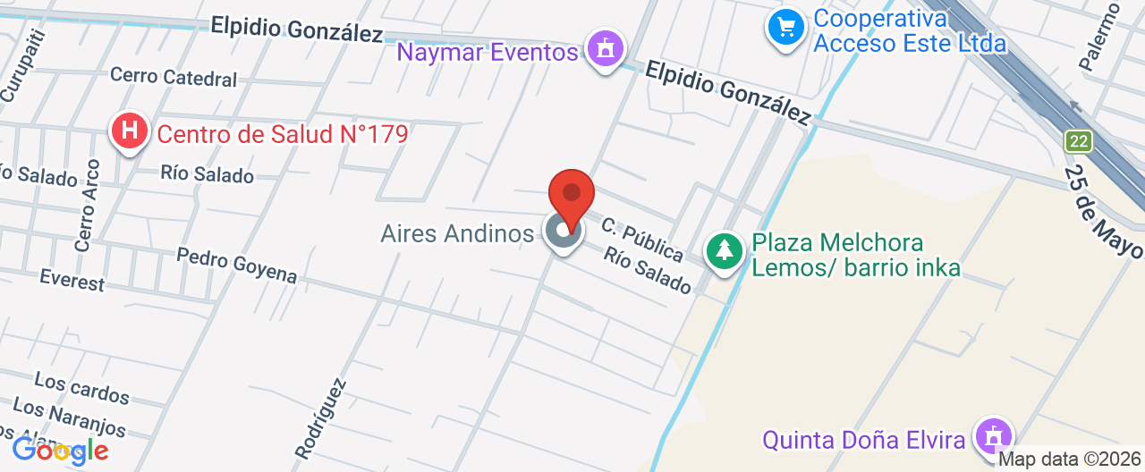 Mapa de la ubicación
